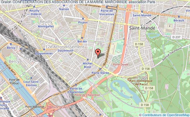 plan association Confederation Des Associations De La Marine Marchande Paris