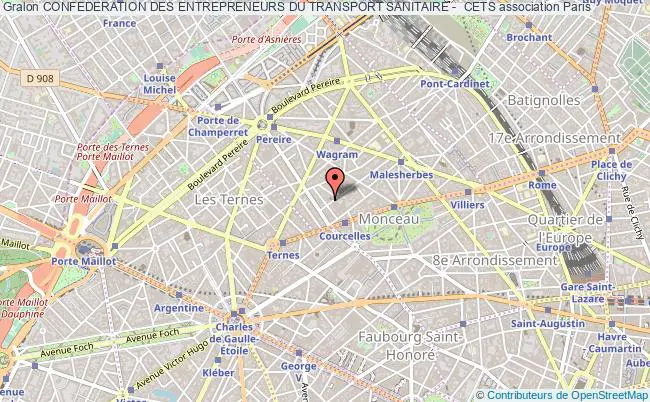 plan association Confederation Des Entrepreneurs Du Transport Sanitaire -  Cets Paris
