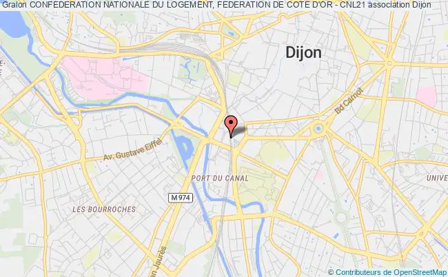 plan association Confederation Nationale Du Logement, Federation De Cote D'or - Cnl21 Dijon