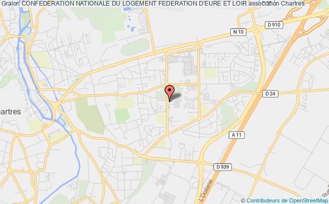 plan association Confederation Nationale Du Logement Federation D'eure Et Loir Chartres