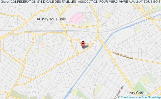 plan association ConfÉdÉration Syndicale Des Familles -association Pour Mieux Vivre A Aulnay-sous-bois   (csf-amiva) Aulnay-sous-Bois