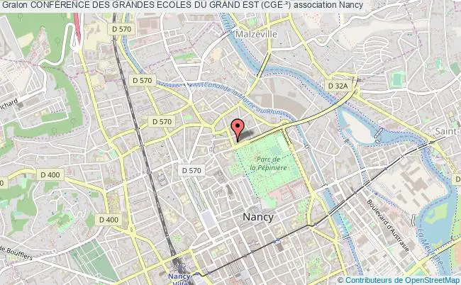 plan association ConfÉrence Des Grandes Ecoles Du Grand Est (cge·²) Nancy