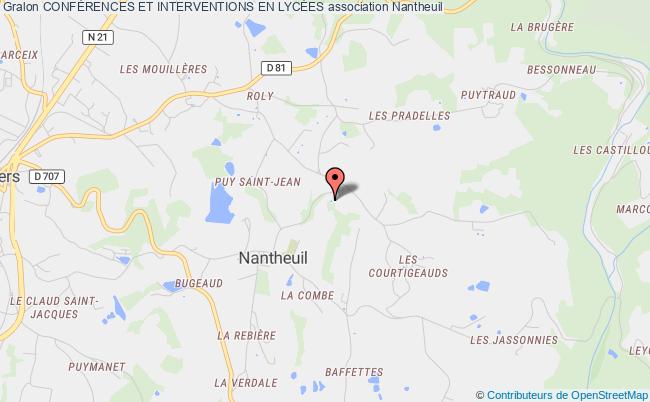 plan association ConfÉrences Et Interventions En LycÉes Nantheuil