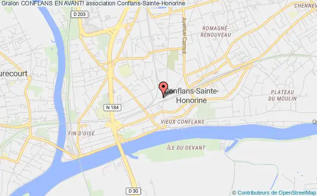 plan association Conflans En Avant! Conflans-Sainte-Honorine
