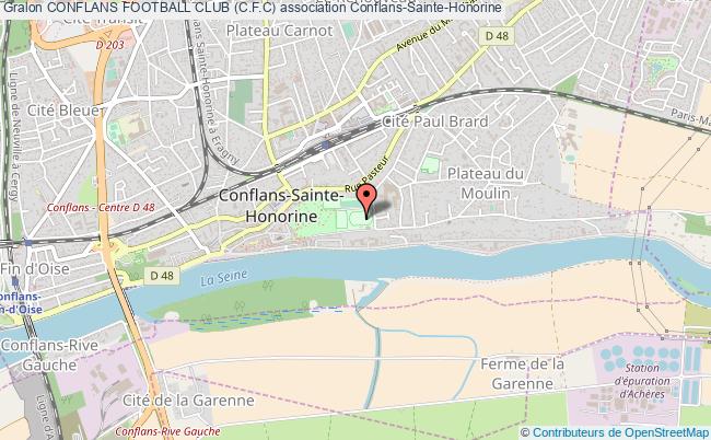 plan association Conflans Football Club (c.f.c) Conflans-Sainte-Honorine