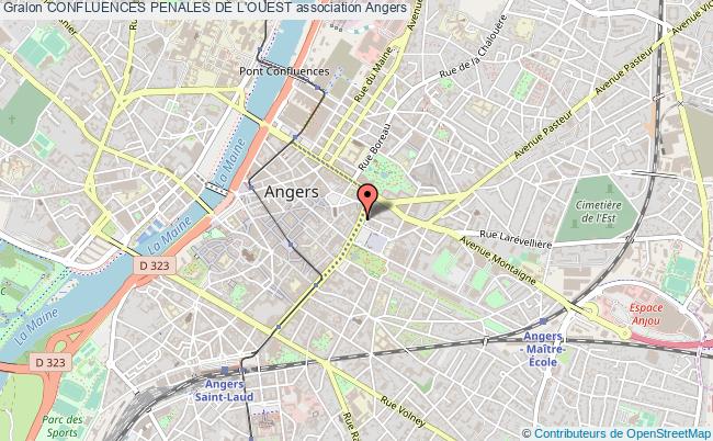 plan association Confluences Penales De L'ouest Angers