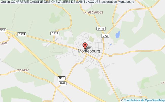 plan association Confrerie Cassine Des Chevaliers De Saint-jacques Montebourg