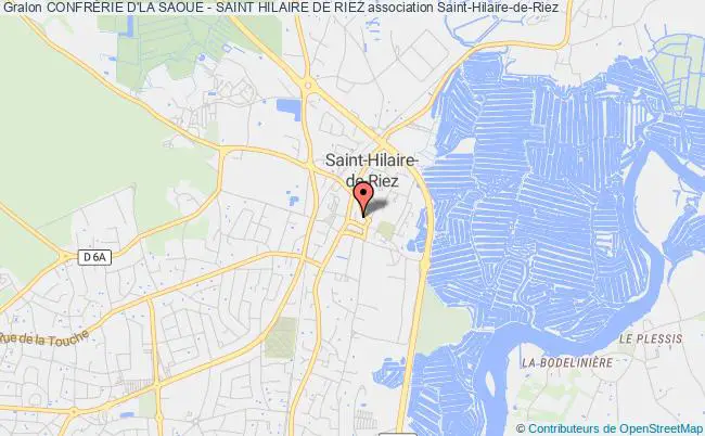 plan association ConfrÉrie D'la Saoue - Saint Hilaire De Riez Saint-Hilaire-de-Riez