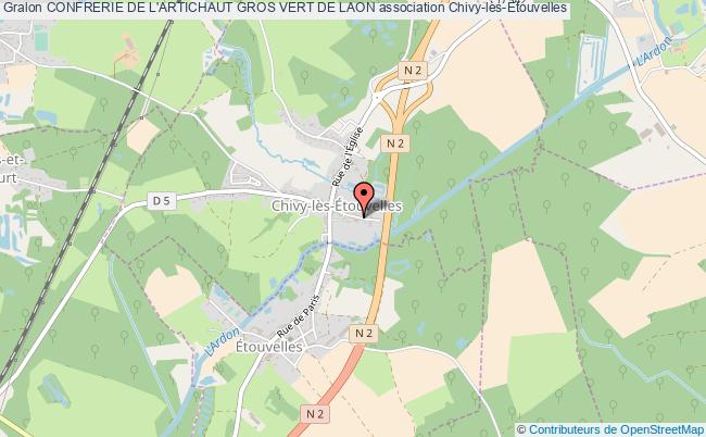 plan association Confrerie De L'artichaut Gros Vert De Laon Chivy-lès-Étouvelles