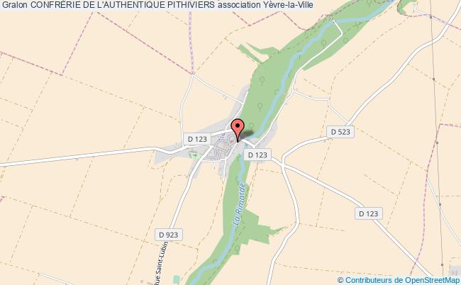 plan association ConfrÉrie De L'authentique Pithiviers Yèvre-la-Ville