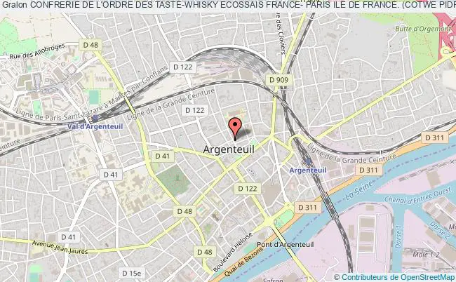 CONFRERIE DE L'ORDRE DES TASTE-WHISKY ECOSSAIS FRANCE- PARIS ILE DE FRANCE. (COTWE PIDF)