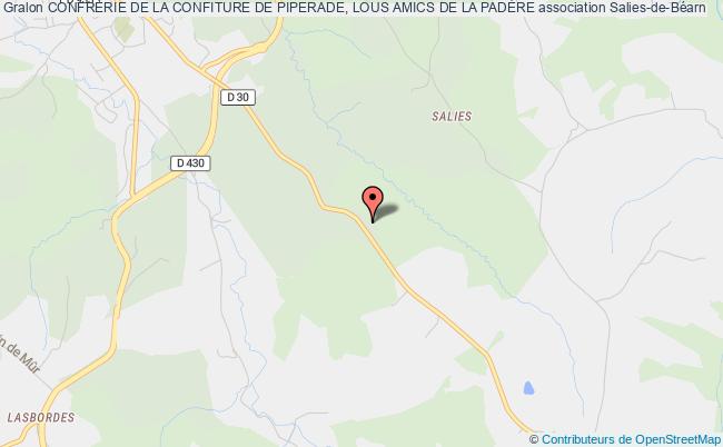 plan association ConfrÉrie De La Confiture De Piperade, Lous Amics De La PadÈre Salies-de-Béarn