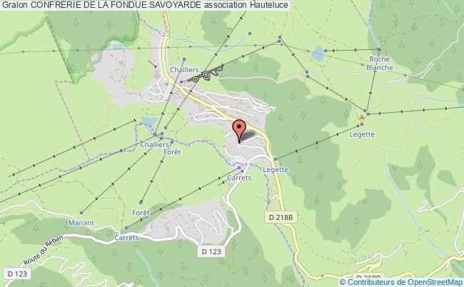 plan association ConfrÉrie De La Fondue Savoyarde 