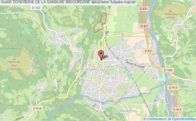 plan association Confrerie De La Garbure Bigourdane Argelès-Gazost