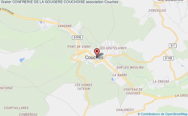 plan association Confrerie De La Gougere Couchoise Couches