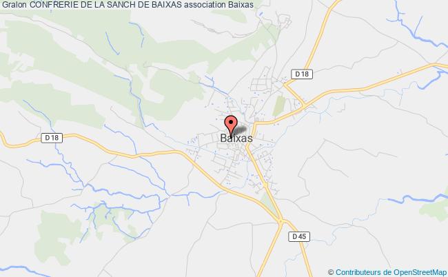 plan association Confrerie De La Sanch De Baixas Baixas