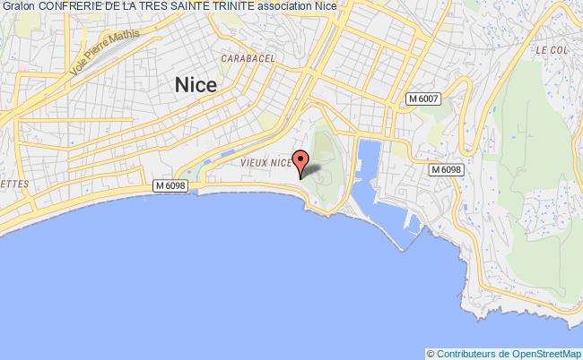plan association Confrerie De La Tres Sainte Trinite Nice