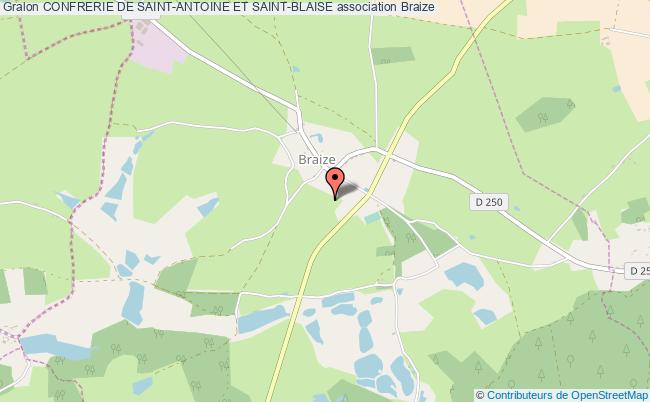 plan association Confrerie De Saint-antoine Et Saint-blaise Braize