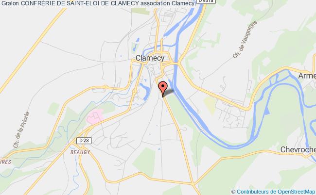 plan association ConfrÉrie De Saint-eloi De Clamecy Clamecy