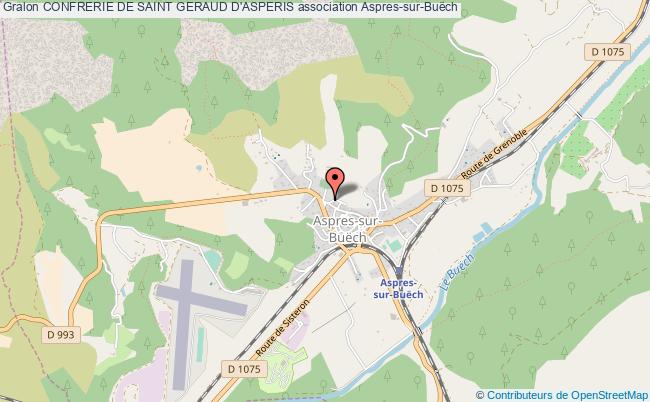 plan association Confrerie De Saint Geraud D'asperis Aspres-sur-Buëch