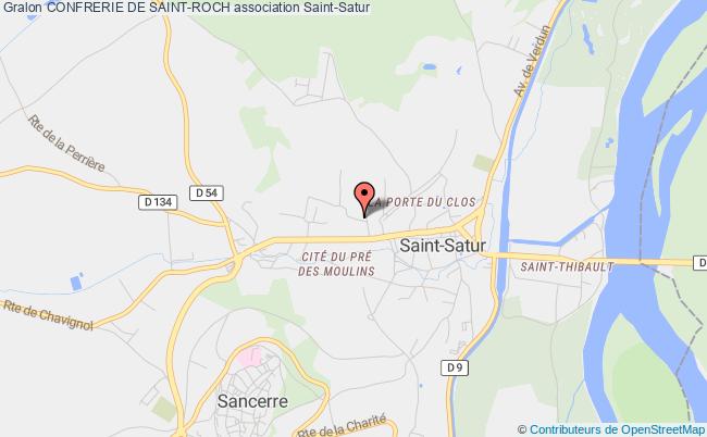 plan association Confrerie De Saint-roch Saint-Satur