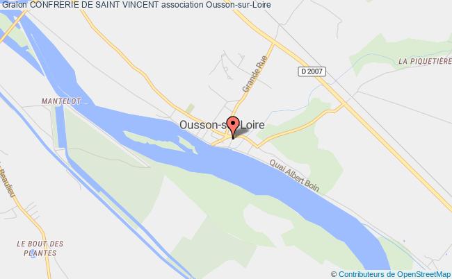 plan association Confrerie De Saint Vincent Ousson-sur-Loire