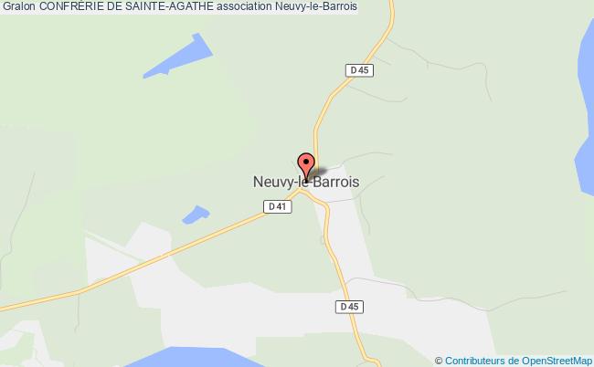 plan association ConfrÉrie De Sainte-agathe Neuvy-le-Barrois