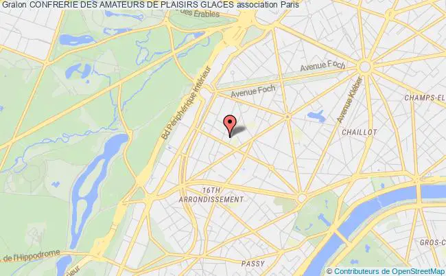 plan association Confrerie Des Amateurs De Plaisirs Glaces Paris