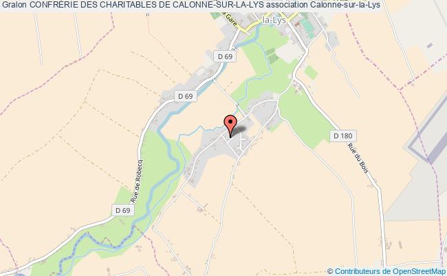plan association ConfrÉrie Des Charitables De Calonne-sur-la-lys Calonne-sur-la-Lys
