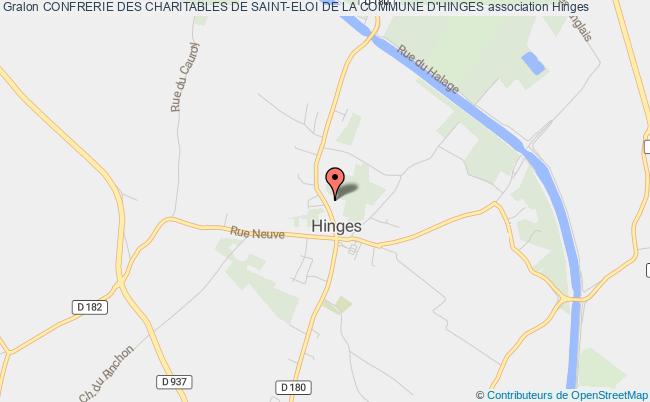 plan association Confrerie Des Charitables De Saint-eloi De La Commune D'hinges Hinges