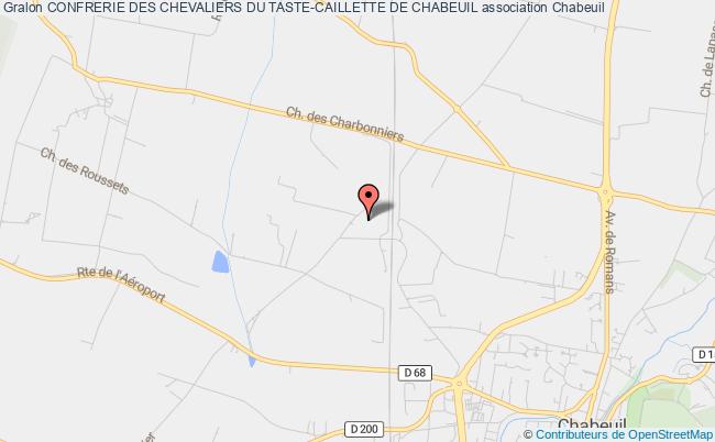 plan association Confrerie Des Chevaliers Du Taste-caillette De Chabeuil Chabeuil