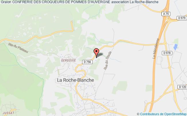 plan association Confrerie Des Croqueurs De Pommes D'auvergne La    Roche-Blanche