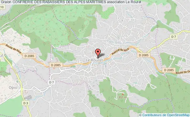 plan association Confrerie Des Rabassiers Des Alpes Maritimes Le    Rouret
