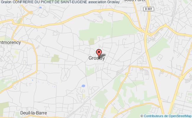 plan association Confrerie Du Pichet De Saint-eugene Groslay