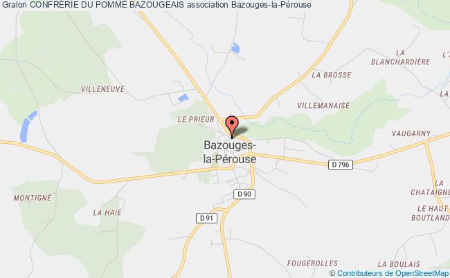 plan association ConfrÉrie Du PommÉ Bazougeais Bazouges-la-Pérouse