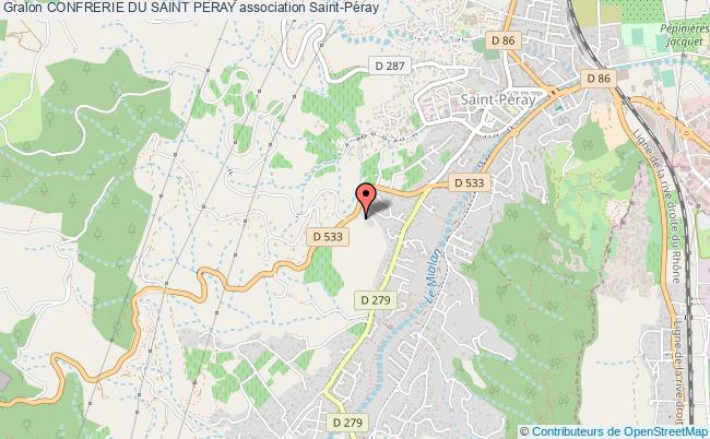 plan association Confrerie Du Saint Peray Saint-Péray