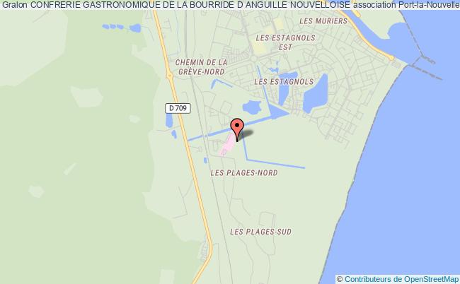plan association Confrerie Gastronomique De La Bourride D Anguille Nouvelloise Port-la-Nouvelle