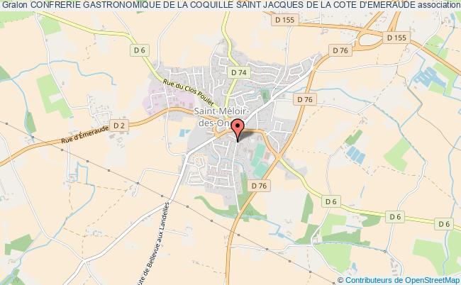 plan association Confrerie Gastronomique De La Coquille Saint Jacques De La Cote D'emeraude 