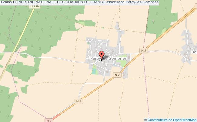 plan association Confrerie Nationale Des Chauves De France Péroy-les-Gombries