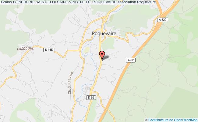 plan association Confrerie Saint-eloi Saint-vincent De Roquevaire Roquevaire