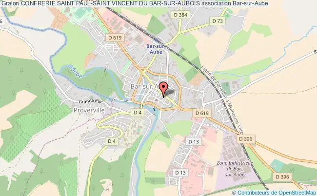 plan association Confrerie Saint Paul-saint Vincent Du Bar-sur-aubois Bar-sur-Aube