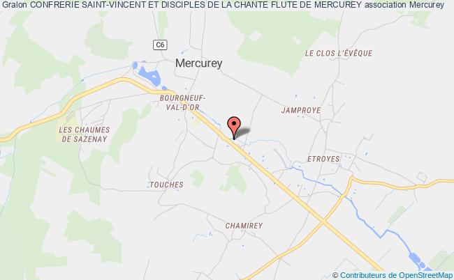 plan association Confrerie Saint-vincent Et Disciples De La Chante Flute De Mercurey Mercurey