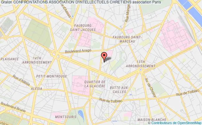 plan association Confrontations Association D'intellectuels Chretiens Paris