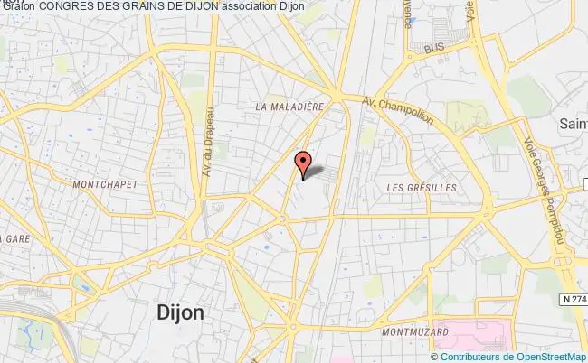 plan association Congres Des Grains De Dijon Dijon