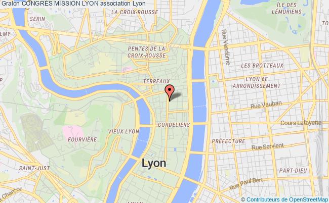 plan association CongrÈs Mission Lyon Lyon