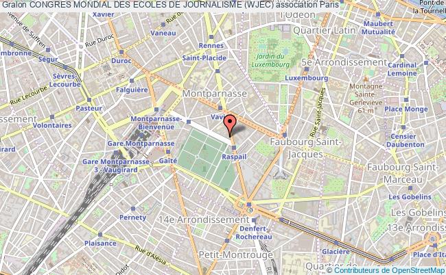 plan association Congres Mondial Des Ecoles De Journalisme (wjec) Paris