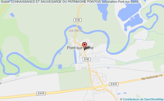 plan association Connaissance Et Sauvegarde Du Patrimoine Pontois Pont-sur-Seine
