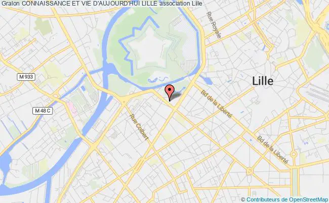 plan association Connaissance Et Vie D'aujourd'hui Lille Lille