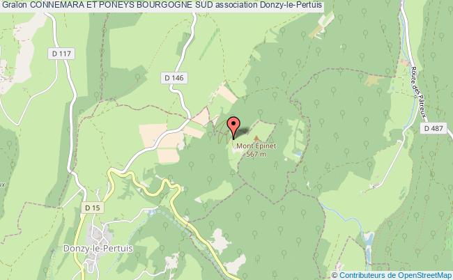 plan association Connemara Et Poneys Bourgogne Sud Donzy-le-Pertuis