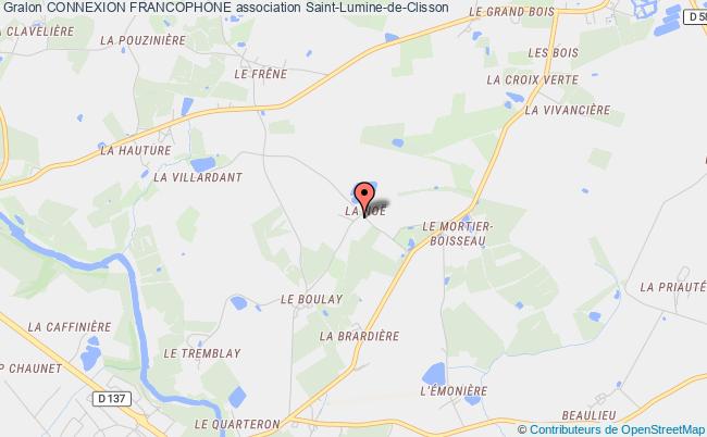 plan association Connexion Francophone Saint-Lumine-de-Clisson